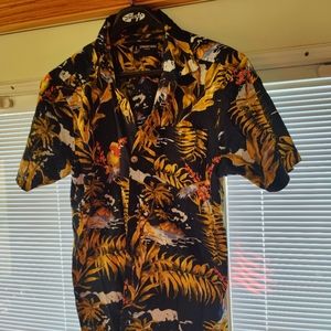 Straight Faded men's large print shirt